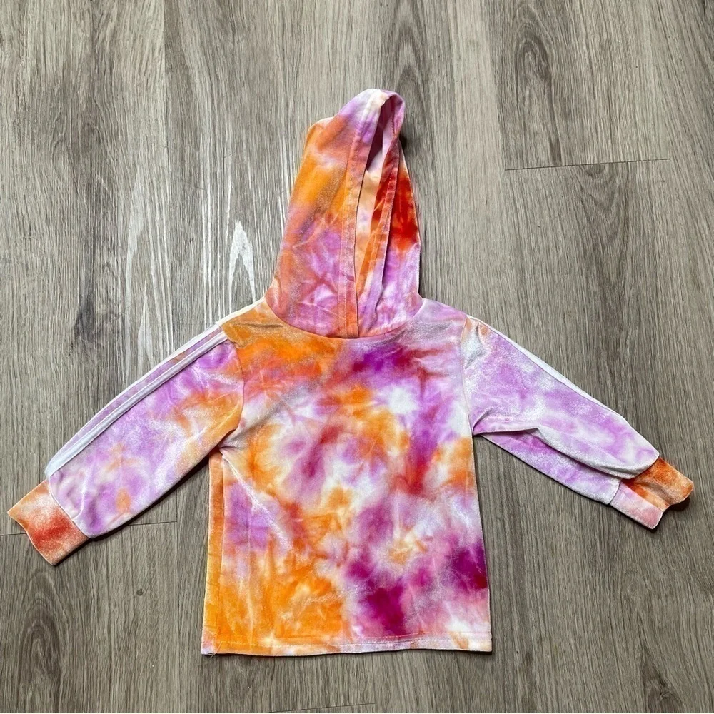 Hoodie Jogger Set - 2pc | Baby 6-9 Months | Orange Tie Dye